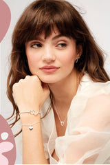 Estella Bartlett Long Link Hoop Earrings Silver Plated