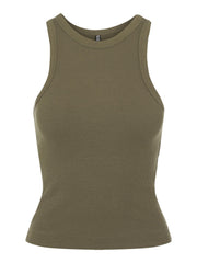 Pieces Taya Cropped Tank Top - Sea Turtle
