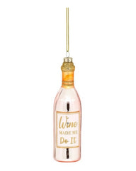 Sass & Belle Wine Made Me Do It Bauble
