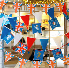 Union Jack Street Party Flagrope Cotton Bunting - Talking Tables