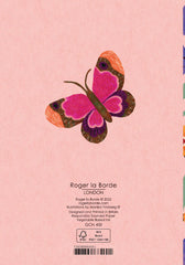 Roger La Borde Butterfly Floral Thank You Card