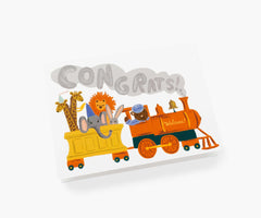 Rifle Paper Congrats Baby Train