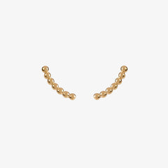 Matthew Calvin Beaded Climber Stud Earrings - Gold