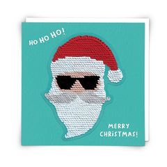 Redback Cards Cool Santa Christmas Card