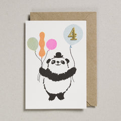 Petra Boase Age 4 Riso Pets Card - Panda