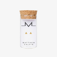 Matthew Calvin Flat Triangle Stud Earrings