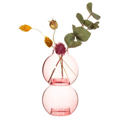 Sass & Belle Pink Stacking Bubble Vases - Set of 2