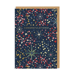 Ohh Deer - Congratulations Fireworks Greetings Card