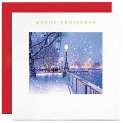Susan O’Hanlon Santa’s London Scene Christmas Card