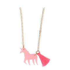 Meri Meri Pink Unicorn Necklace