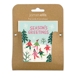 James Ellis Season’s Greetings Pack of 5 Christmas Cards