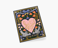 Rifle Paper Love Birds Wedding Card