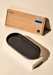 Aery Oslo Textured Charcoal Display Tray