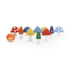 Kikkerland - Kidoki It’s a Strike! Mini Mushroom Bowling Game