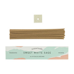Lotus & Lapis Sweet White Sage Scentsual Incense