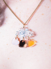 Tatty Devine - Confetti And Heart Cloud Necklace