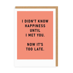 Ohh Deer - I Didn’t Know Happiness Valentines Day Card