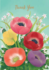 Roger La Borde Floral Thank You Card