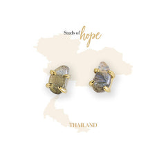 Vurchoo Gold Labradorite Droplets - Thailand