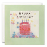 James Ellis Happy Birthday Cake Shakie Card