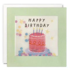 James Ellis Happy Birthday Cake Shakie Card