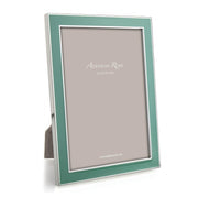 Addison Ross Enamel Frame - Duck Egg & Silver Frame