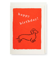 Archivist Press Sausage Dog Card