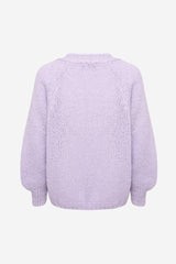 Noella Fora Knit Cardigan - Pale Lavender