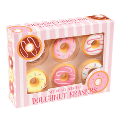 Rex London - Set Of 6 Scented Doughnut Erasers