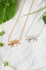 Amanda Coleman Gold Tiger Necklace