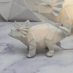 House of Disaster Mini LED Lamp Dinosaur White