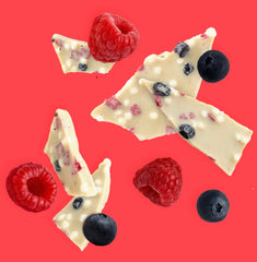 White Chocolate Berry Crunch Oat Milk Chocolate Single Bar