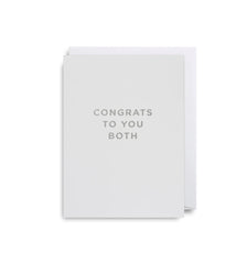 Lagom Congrats To You Both mini card