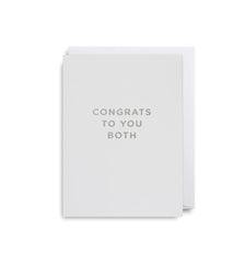 Lagom Congrats To You Both Mini Card