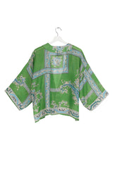 One Hundred Stars Handkerchief Green Kimono