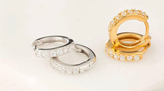 Scream Pretty - Gold Plated Huggie Earrings