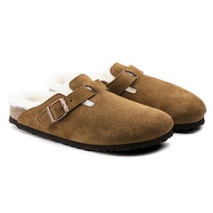 Birkenstock Boston Shearling - Suede Leather Mink