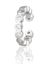 Scream Pretty - Silver Bezel Ear Cuff