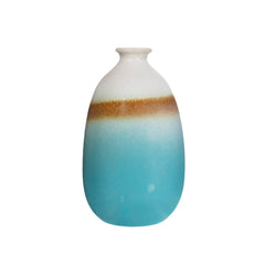 Sass & Belle Dip Glazed Turquoise Vase