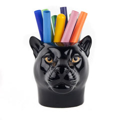 Quail Panther Pencil Pot