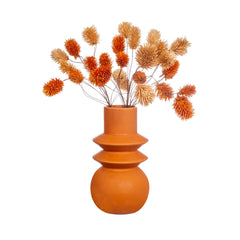 Sass & Belle Terracotta Angled Totem Vase
