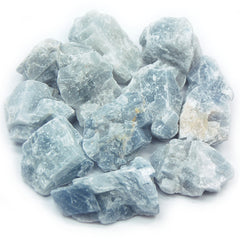 Lotus & Lapis Blue Calcite Rough