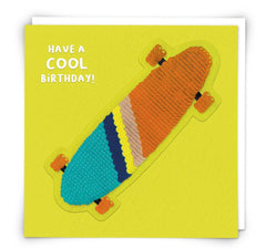 Skateboard Sequin Card - Redback Cards