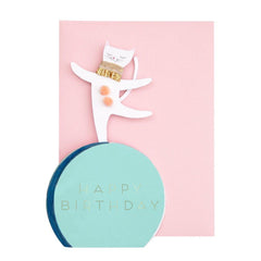 Meri Meri Circus Cat Stand-up Card
