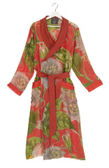 One Hundred Stars Scarlett Red Passion Flower Gown