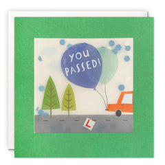 James Ellis You Passed Driving Test Paper Shakies Card