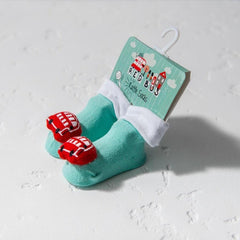 Little Red Bus All Aboard Rattle Socks