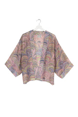 One Hundred Stars Marbelled Pink Kimono