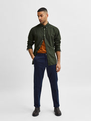 Selected Homme Straight Stoke 196 Flex Pants - Dark Sapphire