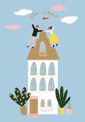 Roger La Borde Rooftop New Home Card